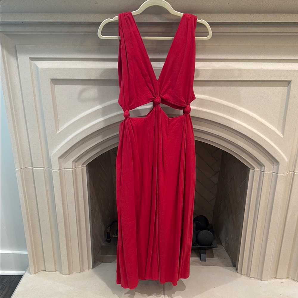FARM Rio Red Backless Dress - Picture 5 of 5